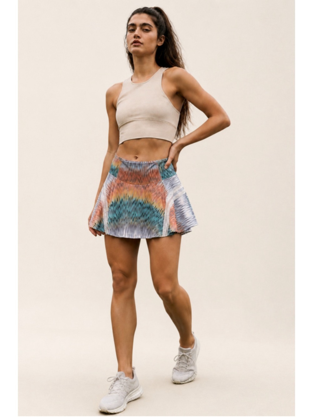 FP Movement Free People Skort Women’s M Multicolor Printed Lace Athletic Tennis